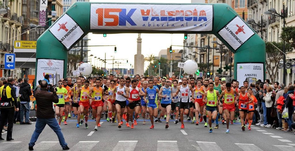  La 15K València Abierta al Mar, el primer fondo del año de la ciudad, se celebra el 18 de febrero