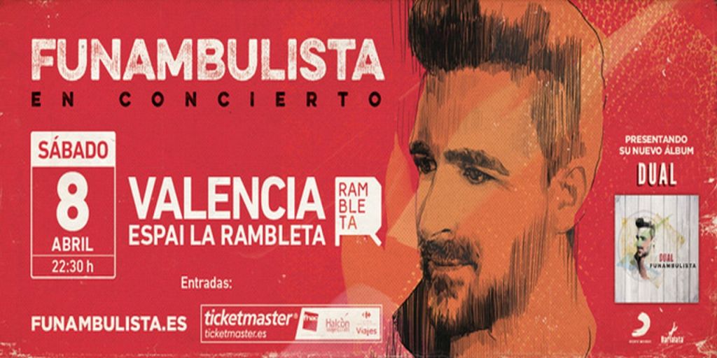  Funambulista concierto de presentación en Valencia