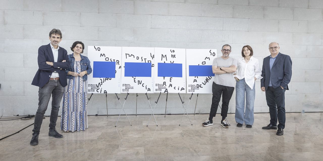  La Mostra de València celebra su 40 aniversario con una imagen renovada y festiva, que recupera las proyecciones oficiales en el centro de la ciudad