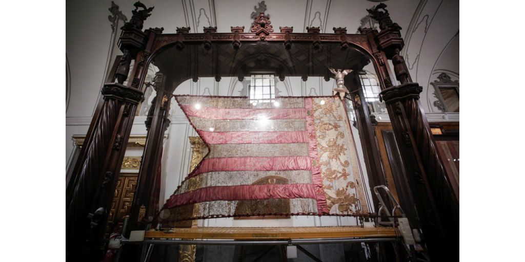  El Ayuntamiento licita la elaboración de la nueva réplica de la Senyera, con toda la fidelidad a la antigua en técnicas de confección y materiales