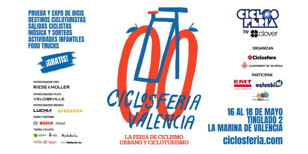  Ciclosferia vuelve a València con una marcha ciclista que recorrerá las calles de la ciudad que unen l’Albereda con La Marina 