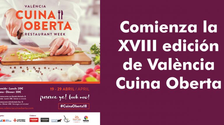 Comienza la XVIII edición de València Cuina Oberta