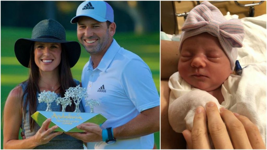  Sergio Garcia y Angela  Akins ya son padres
